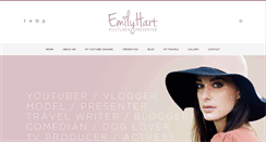 Desktop Screenshot of emilyhartridge.com
